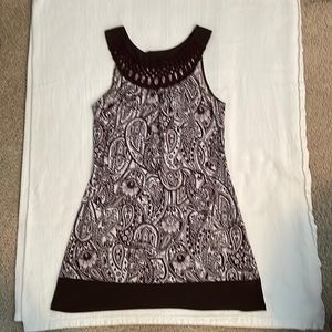 Brown casual dress